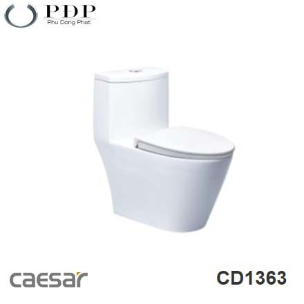 Bồn Cầu Caesar 1 Khối CD1363