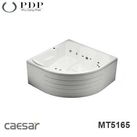 Bồn Tắm Góc Chân Yếm Massage Caesar MT5165