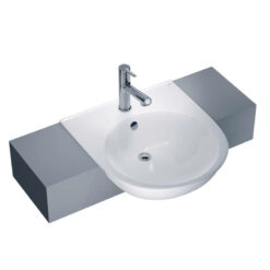 LAVABO TREO TƯỜNG CAESAR LF5302 (KHÔNG BAO GỒM BỆ)