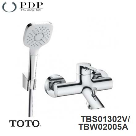 Vòi Sen Tắm Nóng Lạnh Toto TBS01302V/TBW02005A