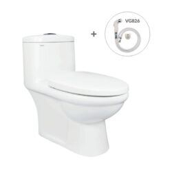 Bồn Cầu Viglacera 1 Khối BL5 Kèm Vòi Xịt VG826