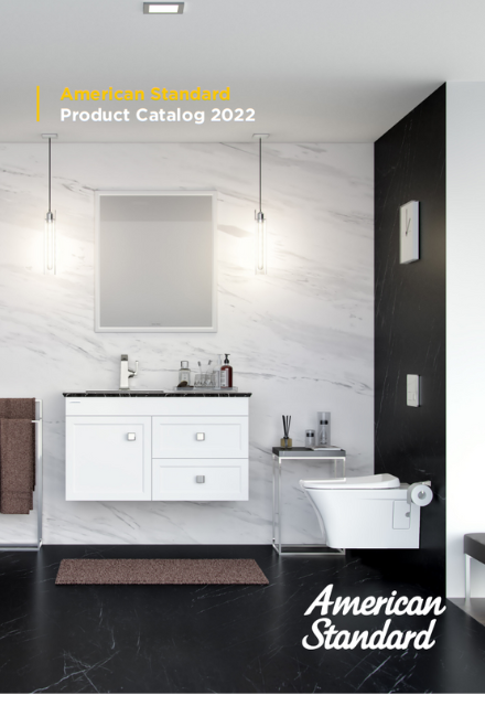Catalogue American Standard gồm bồn cầu, lavabo, bồn tắm và các thiết bị, phụ kiện sen vòi, bồn tiểu năm 2022