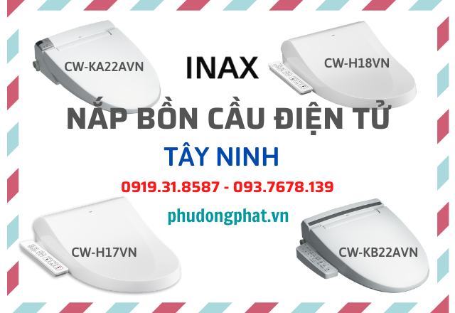 Nắp rửa điện tử INAX cao cấp chính hãng giá rẻ tại Tây Ninh
