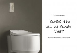 COMBO Bồn cầu và lavabo CHẤT