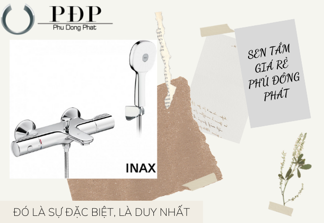 Thiết bị vệ sinh cao cấp chính hãng giá rẻ 2022 Sen tắm Inax Phú Đông Phát