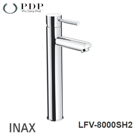 Vòi lavabo nóng lạnh cổ cao Inax LFV-8000SH2