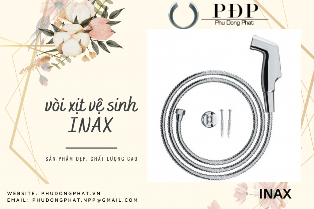 Thiết bị vệ sinh cao cấp chính hãng giá rẻ 2022 Vòi xịt vệ sinh Inax