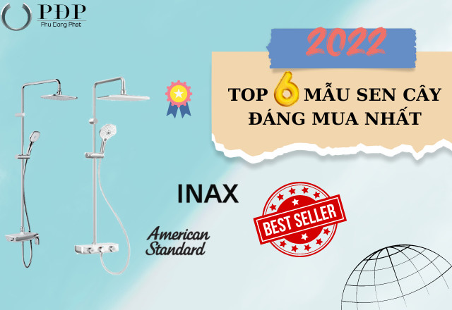 Thiết bị vệ sinh cao cấp chính hãng giá rẻ 2022 Sen tắm cây