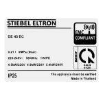Máy Nước Nóng Trực Tiếp STIEBEL ELTRON DE 45-EC (4500W)