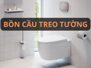 Bồn cầu treo tường hay bồn cầu không két nước