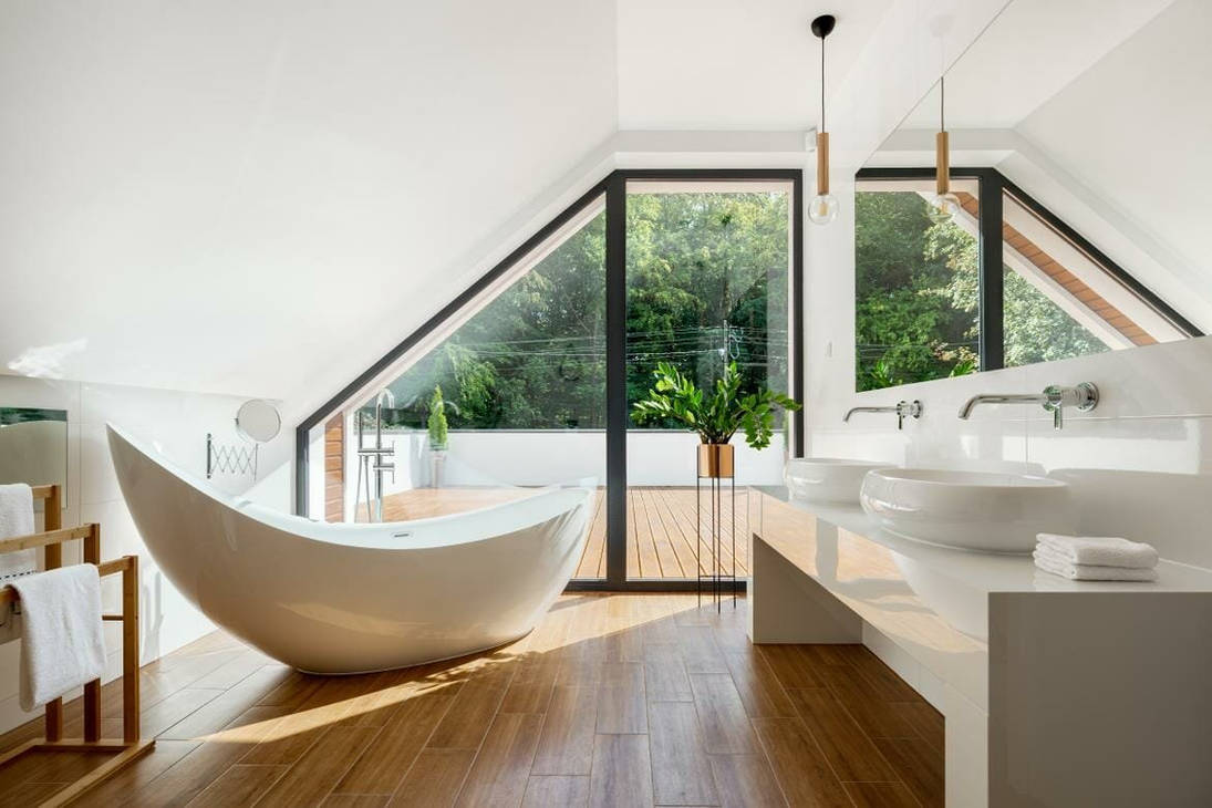 Phong cách thiết kế nhà tắm hiện đại 4