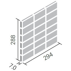 GẠCH INAX-255/WM-1 (WAVY MOSAIC)