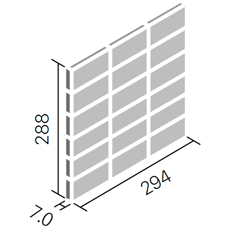 Thiết bị vệ sinh cao cấp chính hãng giá rẻ 2022 GẠCH INAX-255/WM-1 (WAVY MOSAIC)