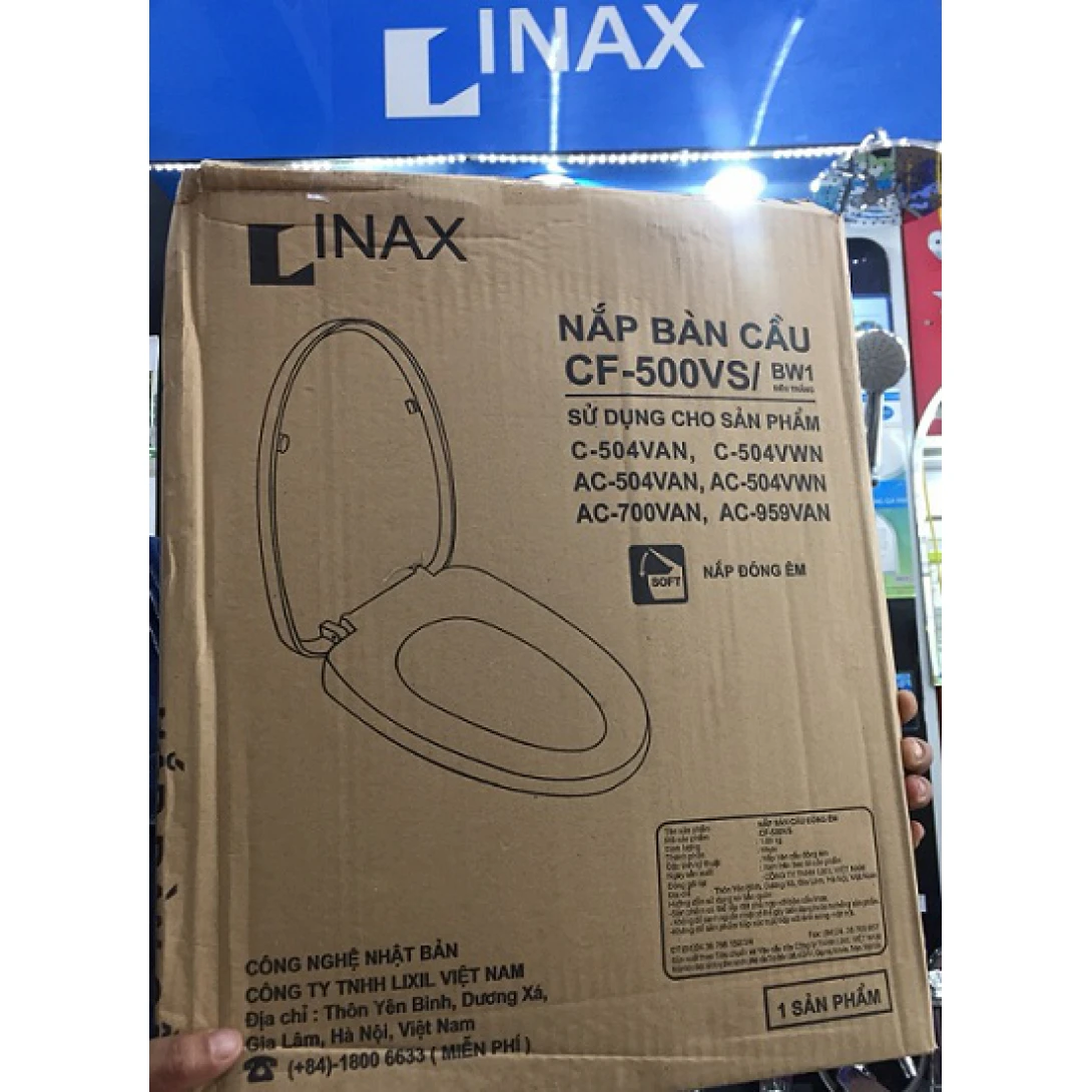 Thiết bị vệ sinh cao cấp chính hãng giá rẻ 2022 Nắp nhựa bồn cầu INAX