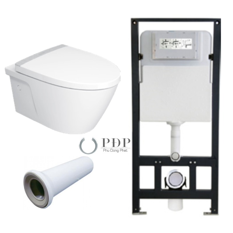 Thiết bị vệ sinh cao cấp chính hãng giá rẻ 2022 BỒN CẦU TREO TƯỜNG AMEIRCAN STANDARD VF-3119B/CTSS1808-1M/G3004A/VPTL-3815