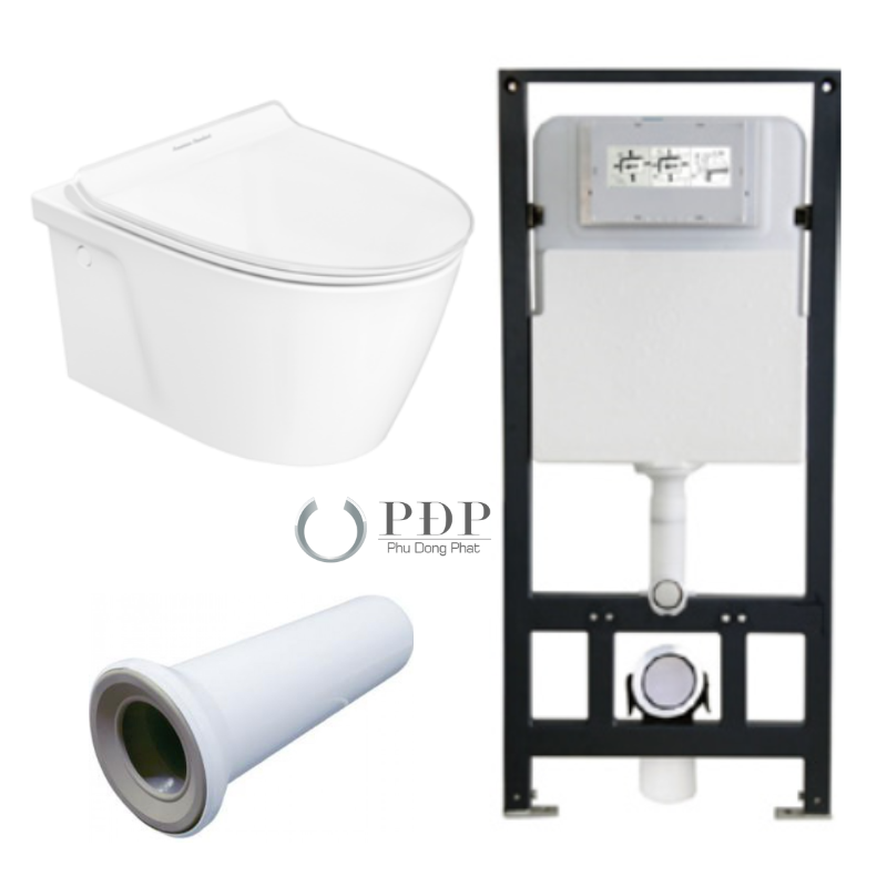 Thiết bị vệ sinh cao cấp chính hãng giá rẻ 2022 BỒN CẦU TREO TƯỜNG AMEIRCAN STANDARD VF-3119B/WP-C119/G3004A/VPTL-3815