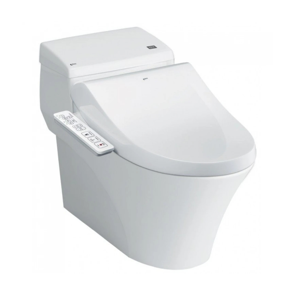 Thiết bị vệ sinh cao cấp chính hãng giá rẻ 2022 Bồn Cầu 1 Khối INAX AC-1017R/CW-H17VN Nắp Điện Tử