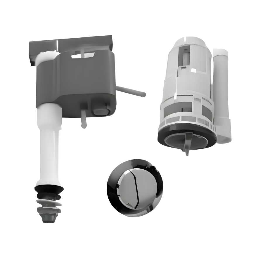 Thiết bị vệ sinh cao cấp chính hãng giá rẻ 2022 Bộ Xả Bồn Cầu INAX DTF-1035V (AC-1035VN) Chính Hãng