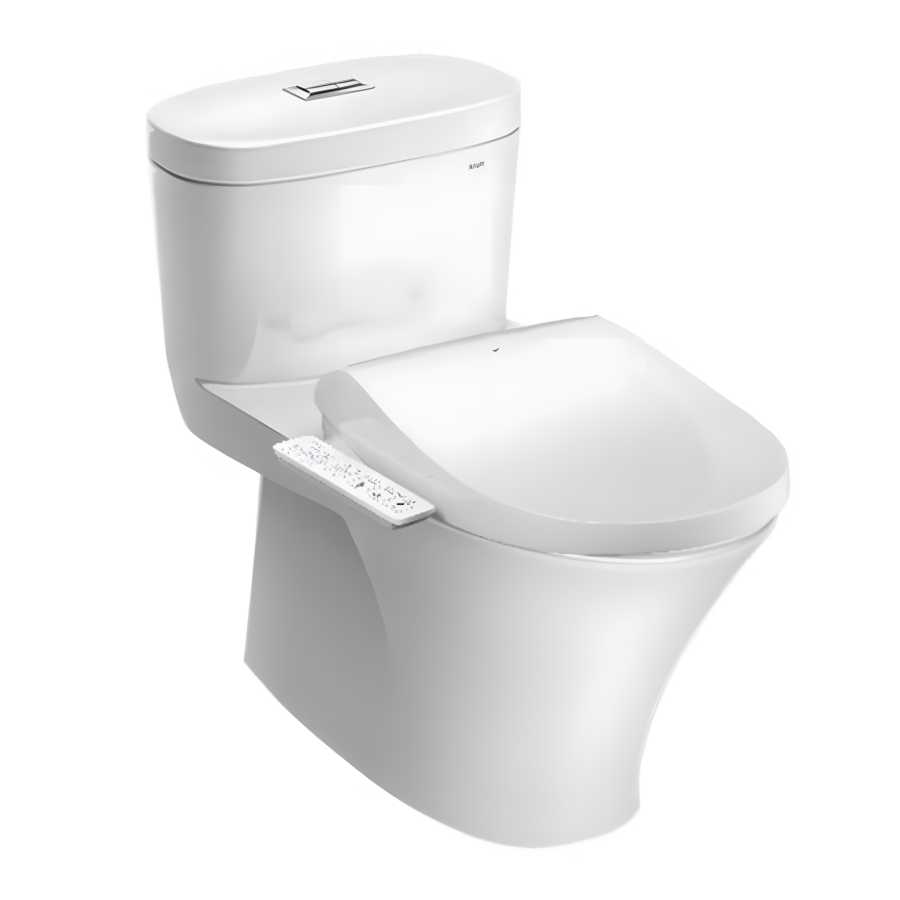 Thiết bị vệ sinh cao cấp chính hãng giá rẻ 2022 Bồn Cầu 1 Khối INAX AC-959A/CW-H17VN Nắp Điện Tử