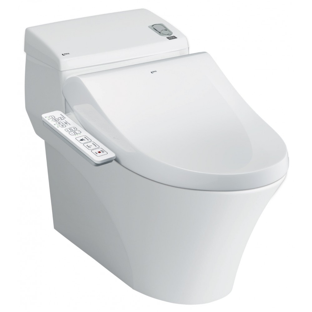 Thiết bị vệ sinh cao cấp chính hãng giá rẻ 2022 Bồn Cầu 1 Khối INAX AC-1008R/CW-H18VN Nắp Điện Tử