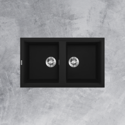 Chậu Đá Rửa Chén 2 Hộc Malloca Granite Nano K-45086