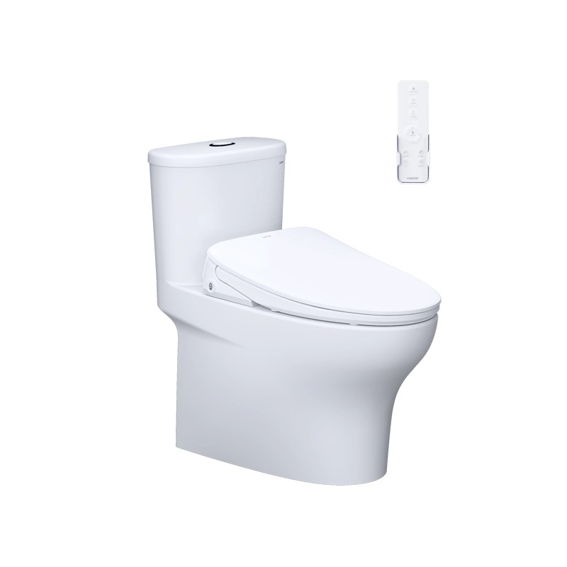 Thiết bị vệ sinh cao cấp chính hãng giá rẻ 2022 Bồn Cầu 1 Khối CAESAR C1394F/TAF710H Nắp Điện Tử