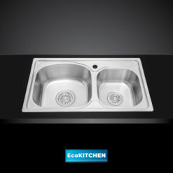 Chậu Rửa Chén Hai Hộc Malloca MS 1011P Inox 304