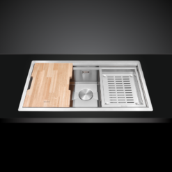 Chậu Rửa Chén 1 Hộc Kèm Rổ Thớt Malloca Slide MS 781