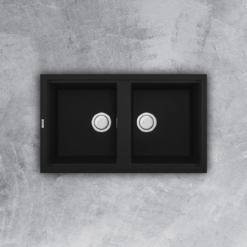 Chậu Đá Rửa Chén Malloca NERO K-45040