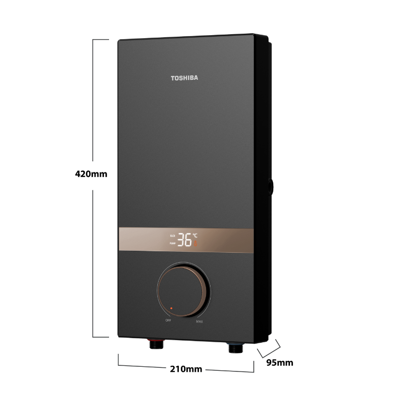 Thiết bị vệ sinh cao cấp chính hãng giá rẻ 2022 MÁY NƯỚC NÓNG TRỰC TIẾP TOSHIBA TWH-45EMCPVN(K)-CB (CÓ BƠM) - Ảnh 2