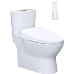 Bồn Cầu 2 Khối CAESAR CD1320/TAF710H Nắp Rửa Điện Tử