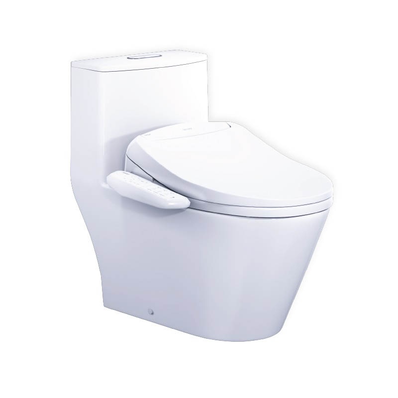 Thiết bị vệ sinh cao cấp chính hãng giá rẻ 2022 Bồn Cầu 1 Khối CAESAR C1363F/TAF400H (CD1363/TAF400H) Nắp Điện Tử