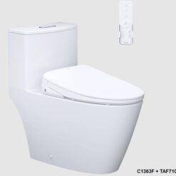 Bồn Cầu 1 Khối CAESAR C1363F/TAF710H Nắp Điện Tử