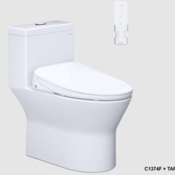 Bồn Cầu 1 Khối CAESAR C1374F/TAF710H Có Remote