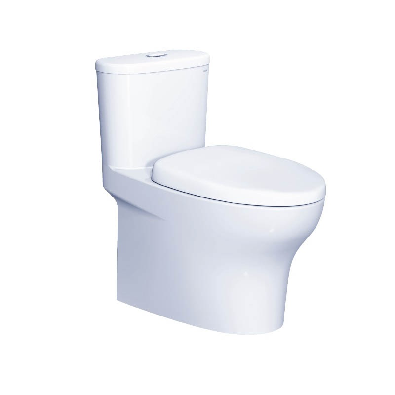 Thiết bị vệ sinh cao cấp chính hãng giá rẻ 2022 Bồn Cầu 1 Khối CAESAR C1394 (CD1394) Nắp Êm