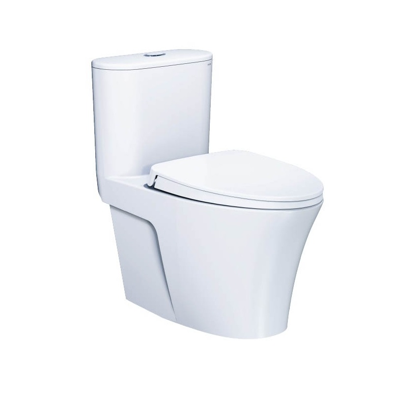 Thiết bị vệ sinh cao cấp chính hãng giá rẻ 2022 Bồn Cầu 1 Khối CAESAR C1395 (CD1395) Nắp Êm