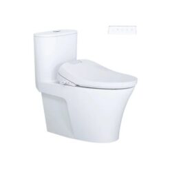 Bồn Cầu 1 Khối CAESAR C1395F/TAF610H Nắp Điện Tử