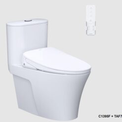 Bồn Cầu 1 Khối CAESAR C1395F/TAF710H Nắp Điện Tử