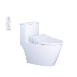 Bồn Cầu 1 Khối CAESAR C1363F/TAF512H (CD1363/TAF512H) Nắp Điện Tử