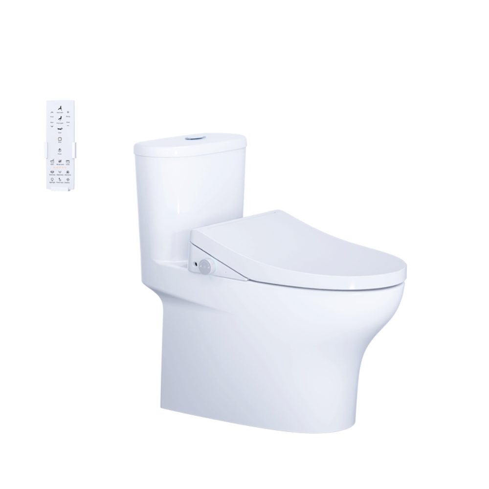 Thiết bị vệ sinh cao cấp chính hãng giá rẻ 2022 Bồn Cầu 1 Khối CAESAR C1394F/TAF512H Nắp Điện Tử