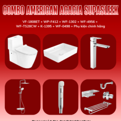 COMBO PHÒNG TẮM ACACIA SUPASLEEK AMERICAN STANDARD