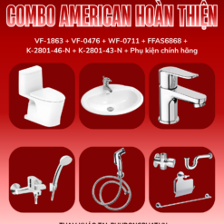 COMBO PHÒNG TẮM AMERICAN STANDARD HOÀN THIỆN