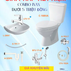 COMBO PHÒNG TẮM TIẾT KIỆM INAX