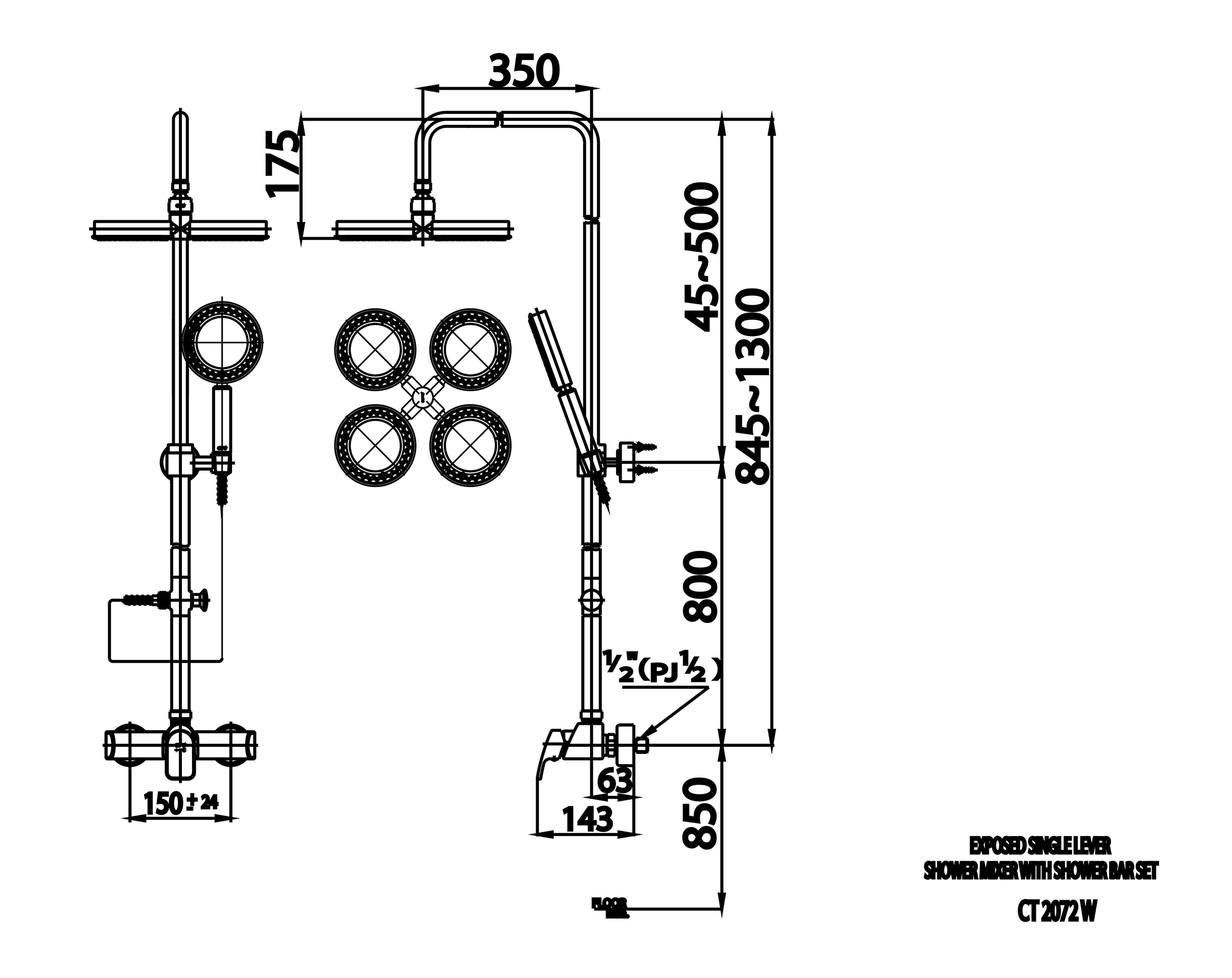 Thiết bị vệ sinh cao cấp chính hãng giá rẻ 2022 SEN CÂY NÓNG LẠNH COTTO CT2072W - Ảnh 2