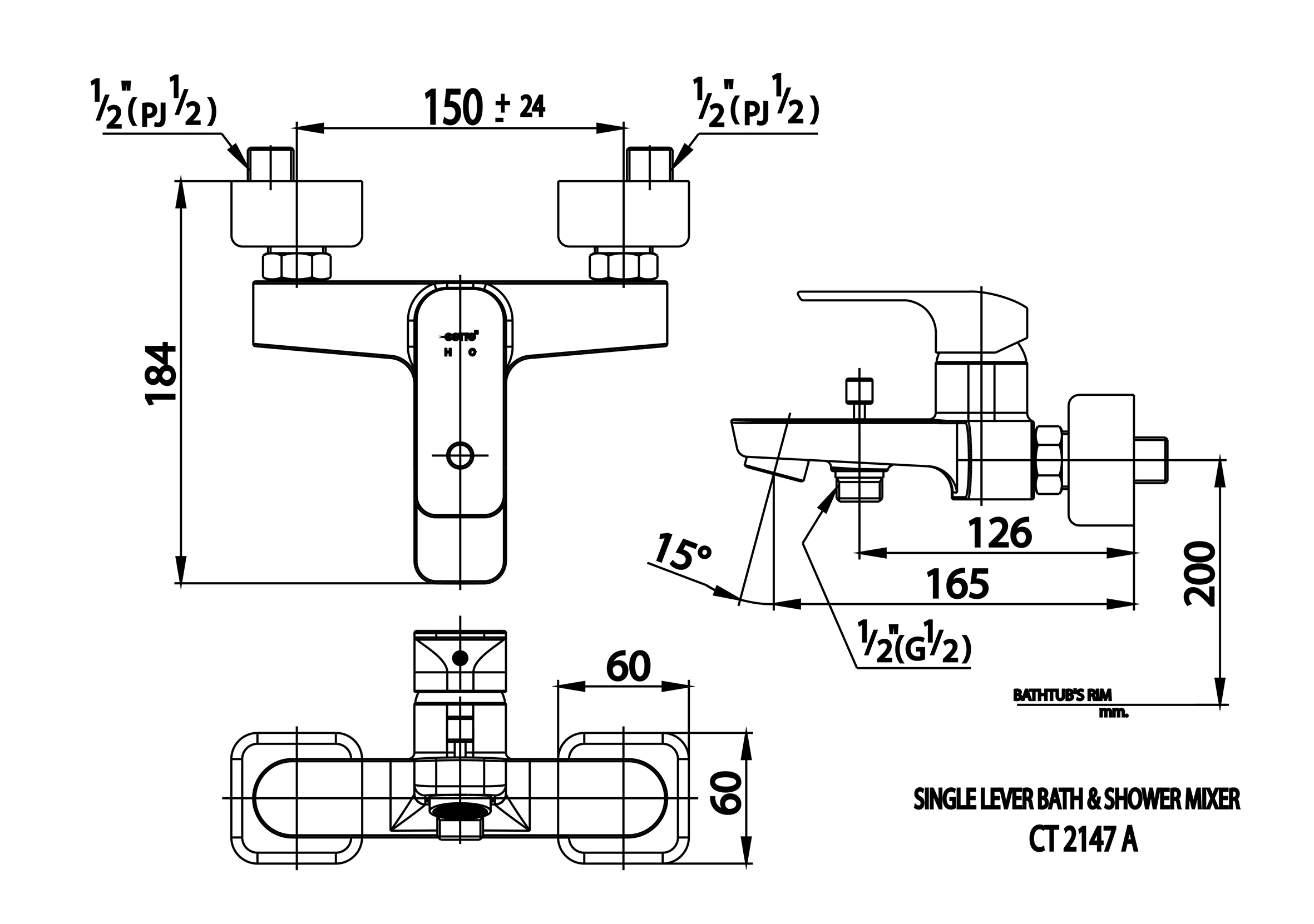 Thiết bị vệ sinh cao cấp chính hãng giá rẻ 2022 CỦ SEN NÓNG LẠNH COTTO CT2147A - Ảnh 2
