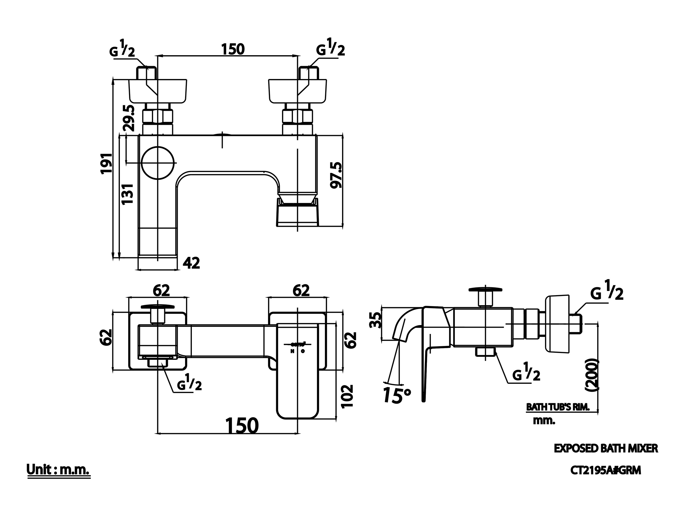 Thiết bị vệ sinh cao cấp chính hãng giá rẻ 2022 CỦ SEN NÓNG LẠNH COTTO CT2195A - Ảnh 2