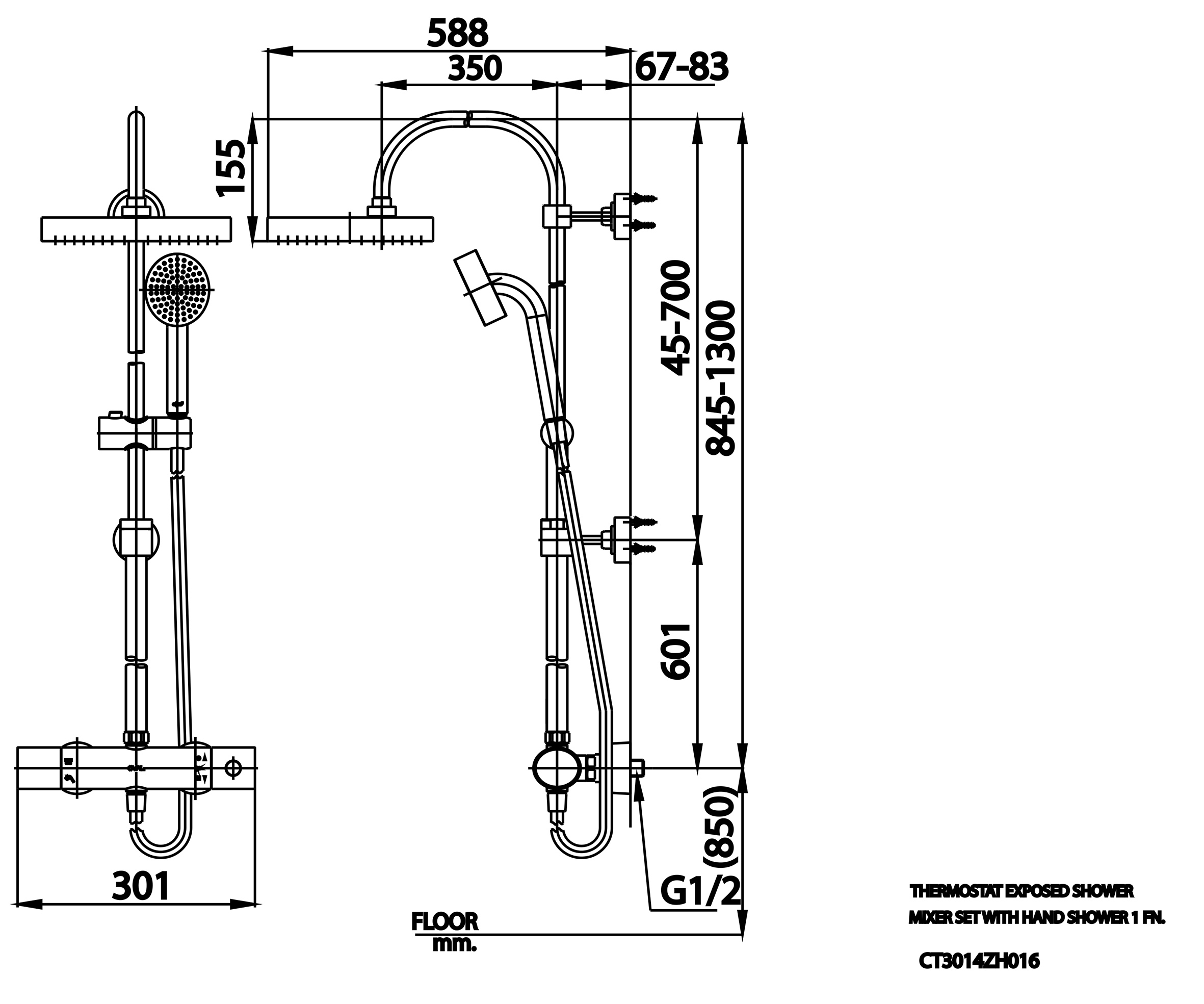 Thiết bị vệ sinh cao cấp chính hãng giá rẻ 2022 SEN CÂY NHIỆT ĐỘ COTTO CT3014ZH016 - Ảnh 2
