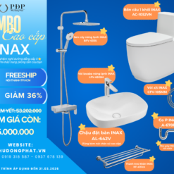 COMBO PHÒNG TẮM CAO CẤP INAX