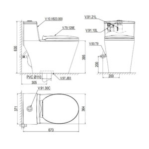 Thiết bị vệ sinh cao cấp chính hãng giá rẻ 2022 Thiết bị vệ sinh cao cấp