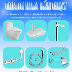 COMBO PHÒNG TẮM BÁN CHẠY INAX